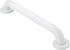 Toilet support rail - bath support - shower support - Grab rail wall support for bathroom, shower, toilet - 40 cm - Wall support - white - metal - Stainless steel