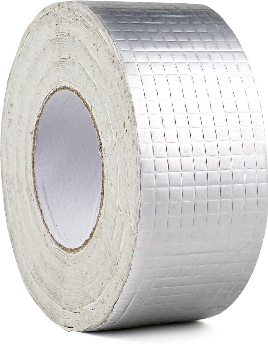 Waterproof sealing tape - Aluminum foil tape - Butyl tape - Tape - Aluminum tape - Extra strong tape - 5M - silver