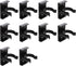 10 pieces - Skirting Clips - Kitchen Plinth Hooks - Kitchen Plinth Clips - for Kitchen Frames Fastening - black - plastic - for cabinet legs with a diameter of 2.6-2.8 cm - for sofa, table, bed, cabinet