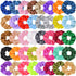 40 pieces silk hair scrunchies - satin hair elastics - hair scrunchies, hair ropes, scrunchies for women and girls, hair accessories - Scrunchies Velvet - Mega Pack Hair Accessory Hair Elastic Hair Bun