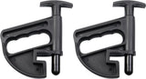 2 pieces - Tire heel clamp - Tire changer - tire pusher - Bead clamp - tire clamp - plastic - black - Universal - mounting aid - Rim Pry Wheel Changing Helper
