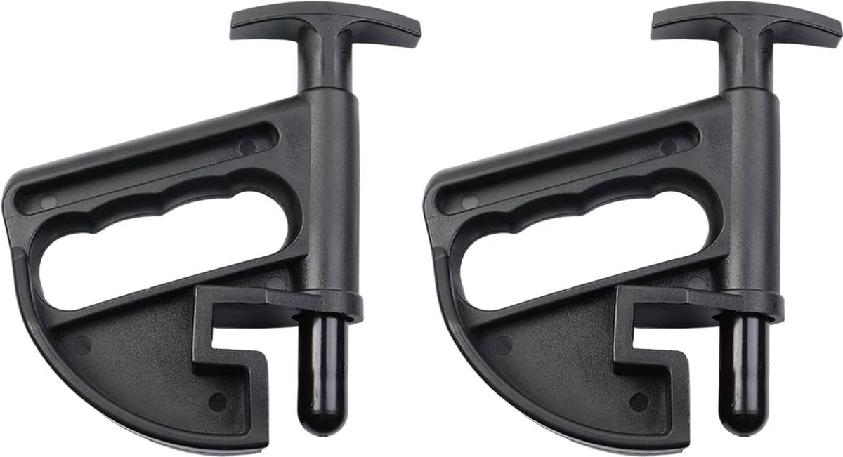 2 pieces - Tire heel clamp - Tire changer - tire pusher - Bead clamp - tire clamp - plastic - black - Universal - mounting aid - Rim Pry Wheel Changing Helper