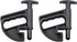 2 pieces - Tire heel clamp - Tire changer - tire pusher - Bead clamp - tire clamp - plastic - black - Universal - mounting aid - Rim Pry Wheel Changing Helper
