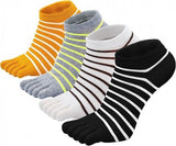 4 Pairs - Socks - Black + Gray + White + Yellow - Women's Socks - Premium Cotton Regular Socks - Cotton Toe Socks - Size 35-40