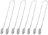 pieces - napkin chain - napkin clips - napkin clips with chain - napkin chain - napkin clips - bib holder adult - napkin clips with cord - 50cm - silver - Metal