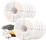 12 Pieces - Drinking Fountain Filters Refills - Water Fountain Filters - Drinking Fountain Filters - Replacement Filter Cat Fountain - Drinking Filter - Activated Carbon Filter - Round - Filter Replacement Filter - White - 12.5*3.5cm - Refills