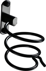 Hairdryer holder - Hairdryer holder - Hairdryer holder - Black - Aluminum - Wall mount - Universal - 120*95*95mm