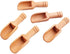 10 Pieces - Mini Wooden Spoons - Sustainable Kitchen Accessory - Wooden Scoops - Measuring Spoon - Spoons for Herbs and Tea - Spoons for Kitchen, Cooking, Herbs, Coffee, Tea, Sugar, Salt - 7.6*2.3cm - Wood