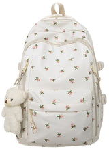 Backpack - School Bag - Backpack - Girl Backpack - School Backpack - School Bag - Tablet Backpack - 20 Liters - Roses