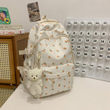 Backpack - School Bag - Backpack - Girl Backpack - School Backpack - School Bag - Tablet Backpack - 20 Liters - Oranges