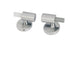 1 Set - Toilet Seat Hinge - Replacement Hinges - Slow-Release Hinge - Toilet Seat Hinges - Toilet Seat Fixing Kit - Zinc Alloy - Silver - For Bathroom Toilet Lid, Appliance Lid