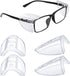 pieces - Side shield protection - side shields - Eye protection - with left and right signs - for small medium glasses - universal - 4.5*5 cm - transparent - plastic - Glasses accessories