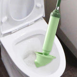 Toilet Drain Unblocker - Pump Unblocker WC - Plastic - Rubber - Stainless Steel - Drain - Unblocker - Sink Unblocker - Sink Unblocker - Toilet Unblocker Pump - Drain Spring - Plunger - Green