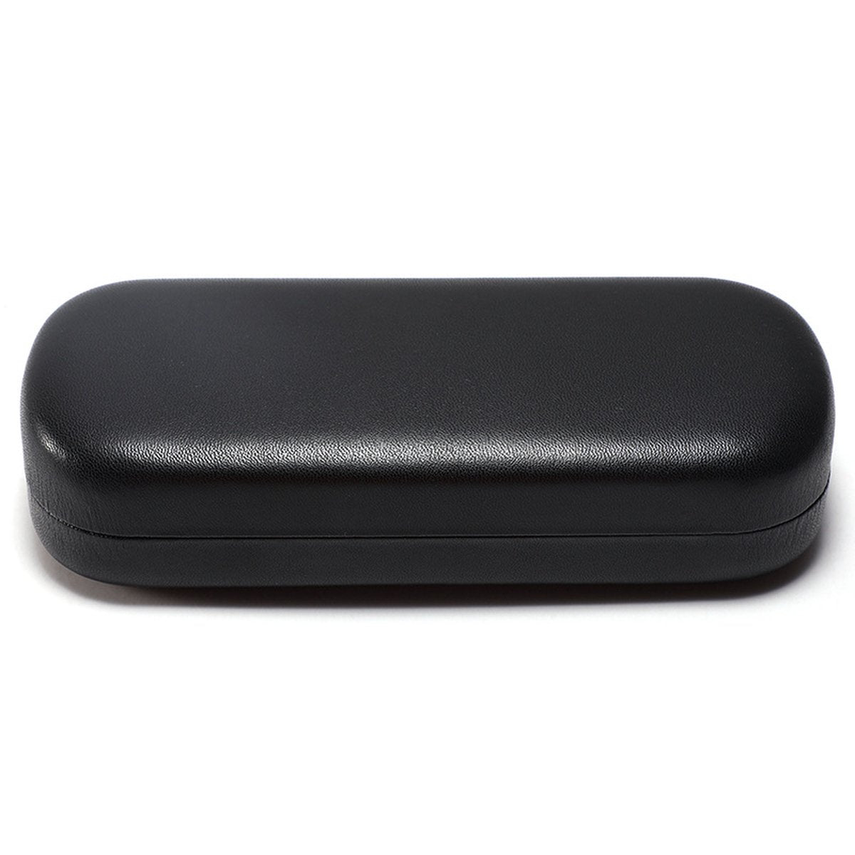 Glasses case - glasses case for men and women - sturdy case - sunglasses case - black - PU - 160*64*36mm