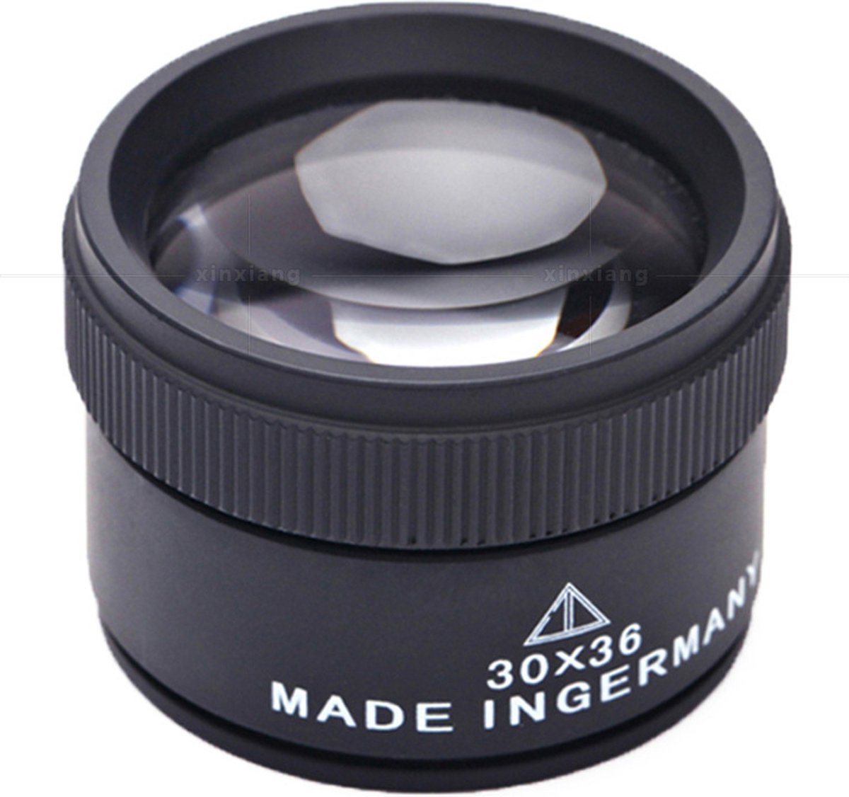 Jeweler's Magnifier - Pocket Magnifier - Mini Magnifying Glass - Pocket Magnifier - 30x36 - Magnification 30 - Lens 36mm diameter - Black - Zinc Alloy