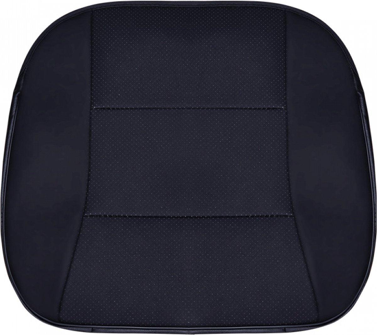 Seat cushion - Car seat cushion - Car cushions - for car - PU leather - Comfortable - Chair cushion - half pack - black - 52*50*1cm
