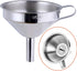 Funnel - Kitchen Funnels - Metal Filling Funnel - Filling Funnel - High Quality Funnel - Stainless Steel - Ø15 cm - Silver