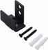 Floor guide - Wall guide - Door guide - Door guide - Steel - Black - Wall mounting - for sliding doors, shed doors