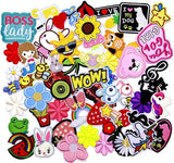 60 Pieces Iron-On Patches - Iron-on Embroidered Patches for Clothing