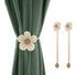 Curtain Holder - 2 Pieces - Curtain Tie Back - Curtain Tie Rope - Magnetic Curtain Cord - Beige - 40 cm