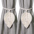 Curtain Holder - 2 Pieces - Curtain Tie Back - Curtain Tie Rope - Curtain Tie Back Hook - Curtain Ties - Beige - 116 cm Long