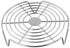 Oven Rack - Steam Rack - Stainless Steel - Microwave Rack - Round - Grill Cooling Rack - Multifunctional Cooking Steam Stand - Microwave Rack Round - Oven Rack - Universal - Suitable for cooking, baking and roasting - 16cm - Silver