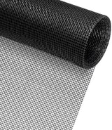piece - Window screen 120 x 250 cm - Black - Mesh - Universal Window Screen - Custom-made screen mesh - Make your own screen - Anti-mosquito - Insect screen - Door screen