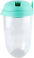 Breakfast Cup - Oat - Yogurt - Salad Cup - Portable Breakfast Lunch Cup - Food Storage Cup - Vegetable and Fruit Cup - Lid - Spoon - Green