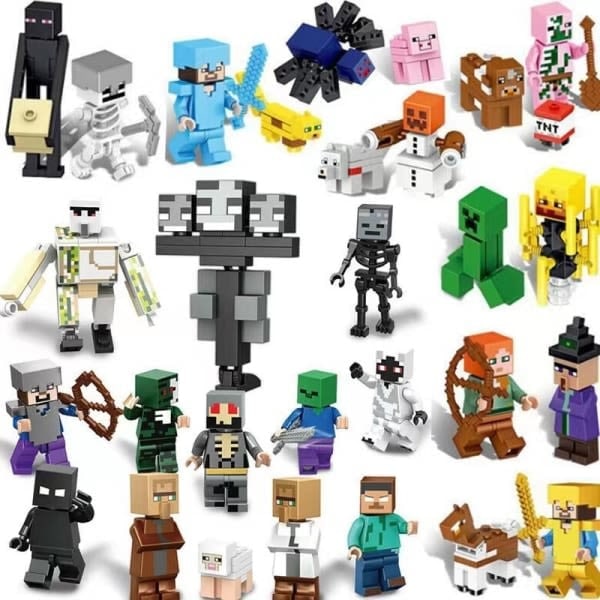 Minecraft Minifigure Set 29 Pieces Compatible with LEGO Children's Gift