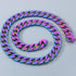 Cuban Link Chain Necklace for Men 50cm 316L Stainless Steel 15mm Width Multicolor