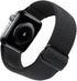 Compatible with Apple Watch Stretch Band Apple Watch 45mm 44mm 42mm Adjustable Sport Bracelet for Men and Women Black