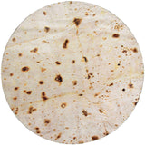 Burrito Blanket, Double Sided, Giant Flour Tortilla Blanket