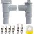 Pool Shutoff Valve 32mm Hose Connection 2-Pack Double Split Pool Maintenance Valve
