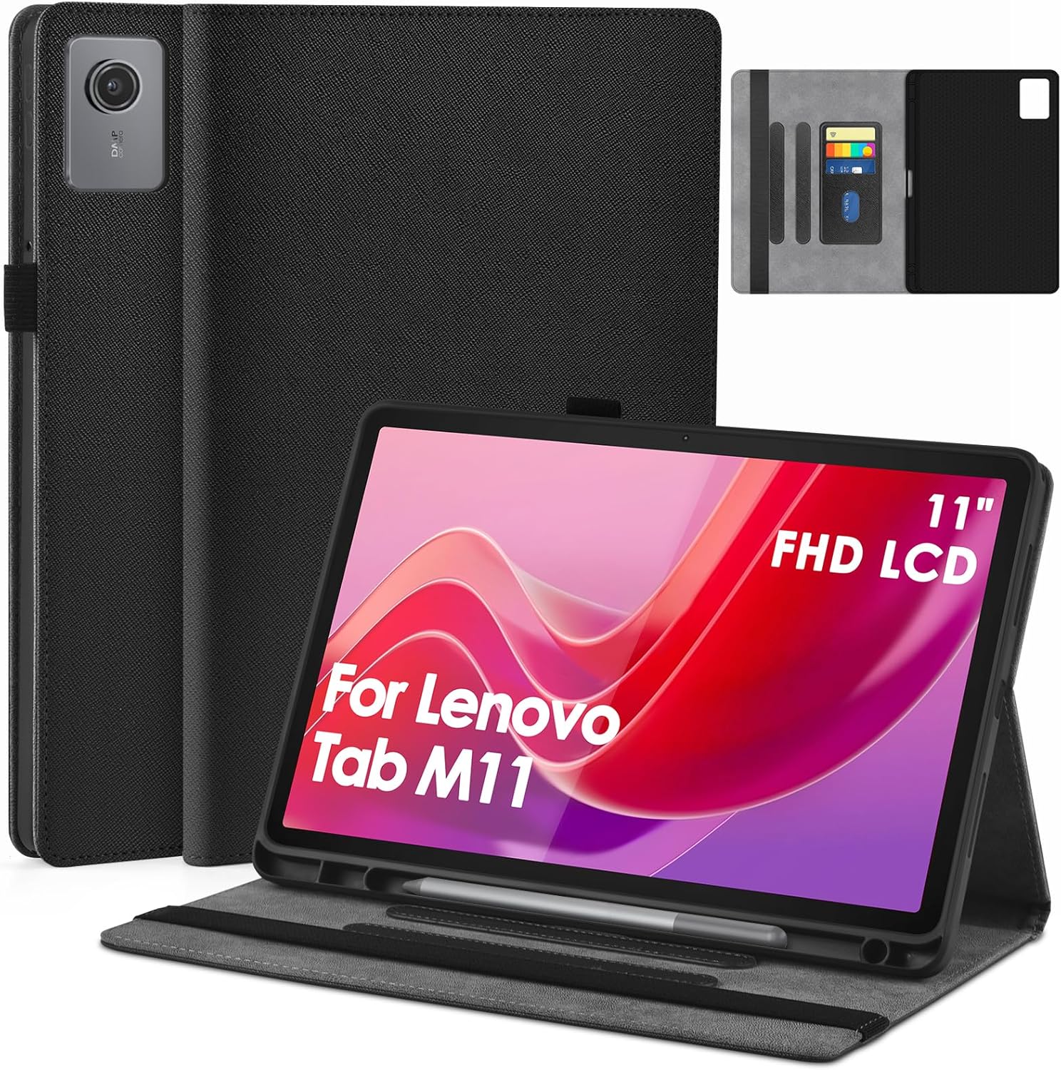 Lenovo Tab M11 Case Black KATUMO Compatible