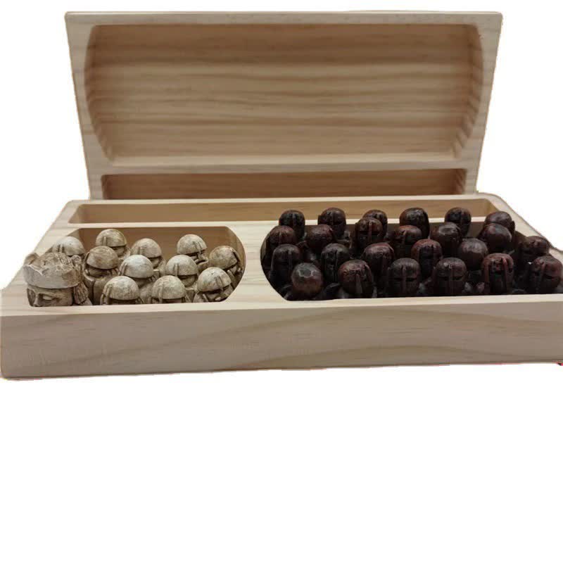 Hnefatafl Board Game Set with Wooden Box for Adults and Children