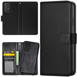 Compatible with Samsung Galaxy A52 A52s 5G Wallet Case Black Multicolor Protective Cover Samsung