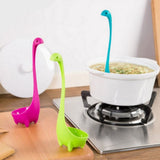 Nessie Soup Ladle 3-Pack with Loch Ness Design Upright Spoon Compatible with Kitchen Bar Tools
