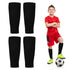 Football Socks with Shin Guards 2 Pairs Black for Children&