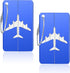 Luggage Tags 2 Pcs Aluminum Metal Suitcase Labels with Name ID Address Card