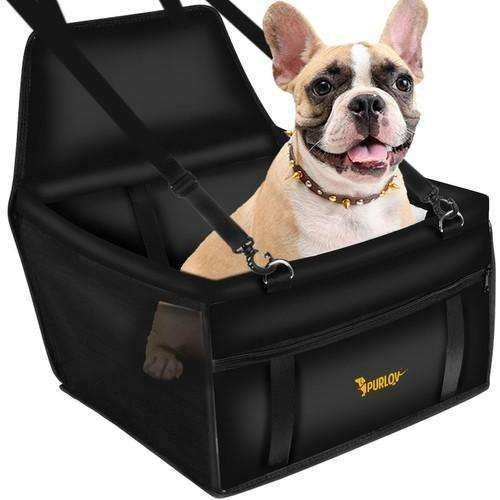 Pet Car Seat for Dogs and Cats - Black