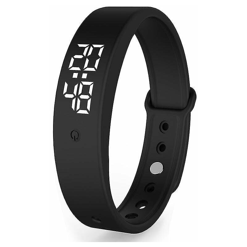 Pivotell Vibratime Vibrating Alarm Watch with 10 Daily Alarms Black