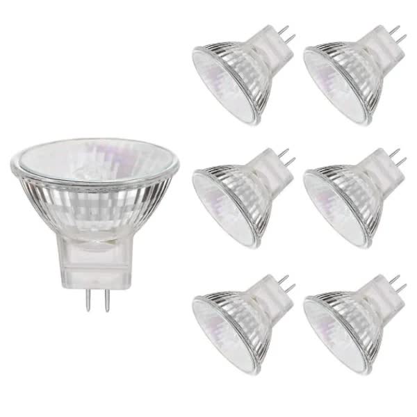 MR11 Halogen Lamp 20W 12V High CRI 6-Pack