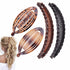 4pcs Banana Clips for Thick Hair, Vintage Fishbone Hair Clips Hair Accessories Compatible with Curly Hair