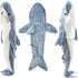 Shark-shaped sleeping bag blanket cartoon animal jumpsuit flannel men&