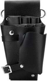 Hairdressing Tools Universal Leather Waist Bag with Scissors Comb Pockets for Salon and Barber Use