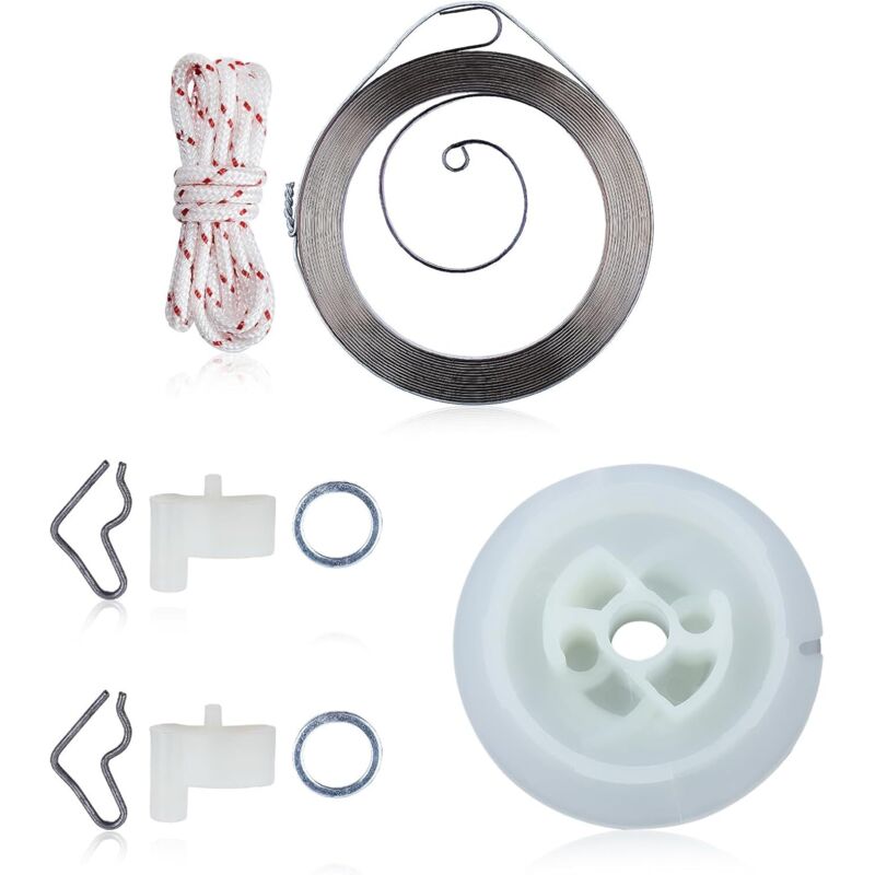 Compatible with Stihl FC55, FS55, FS45, FS46, FS38, HL45 Trimmer Starter Cord with Spring and Detent