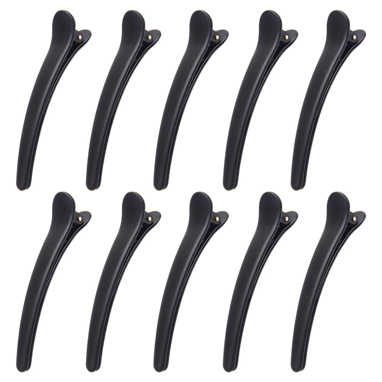 10 Pcs Black Professional Hair Clips