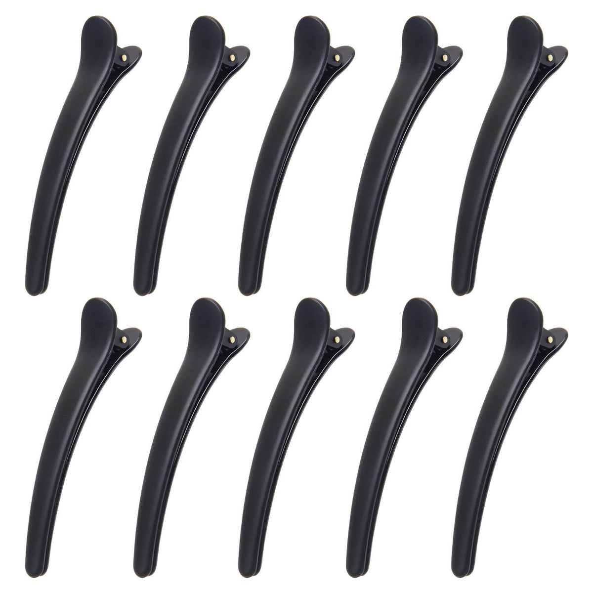 10 Pcs Black Professional Hair Clips