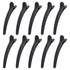 10 Pcs Black Professional Hair Clips