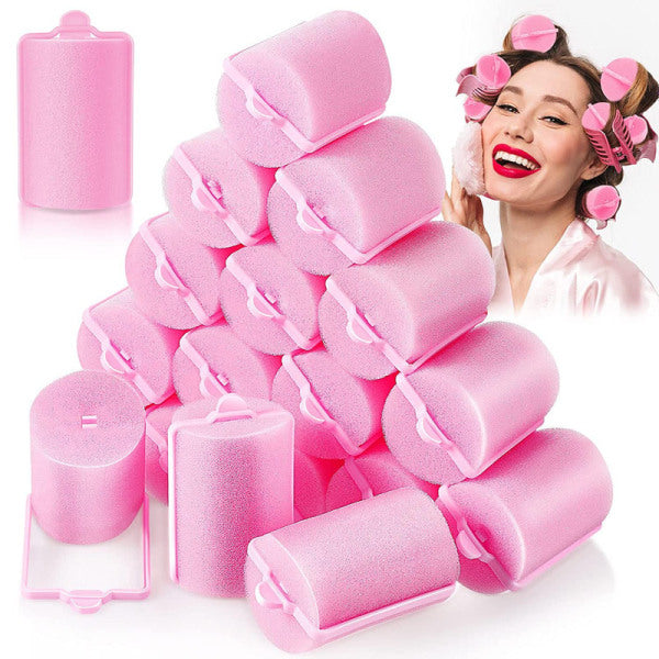 Large Hair Rollers Soft Foam 3.6cm for Styling, Pack of 24